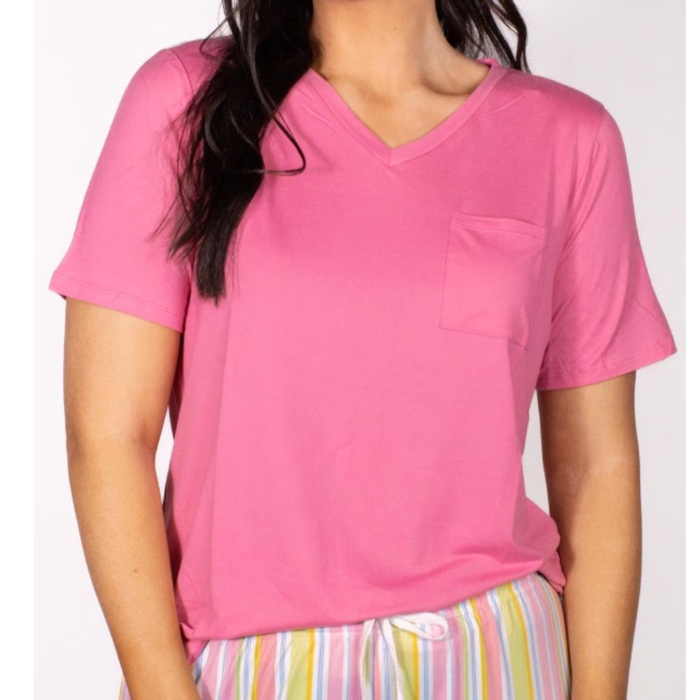 NEW The Royal Standard Pink V-Neck T-Shirt